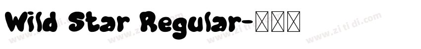Wild Star Regular字体转换